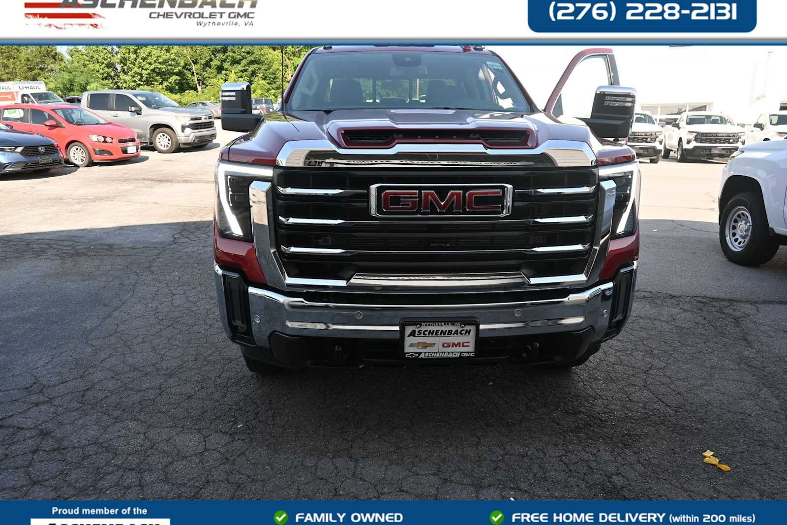 Volcanic Red Tintcoat 2026 GMC Sierra 3500HD Pickup Truck Four-Wheel Drive Automatic