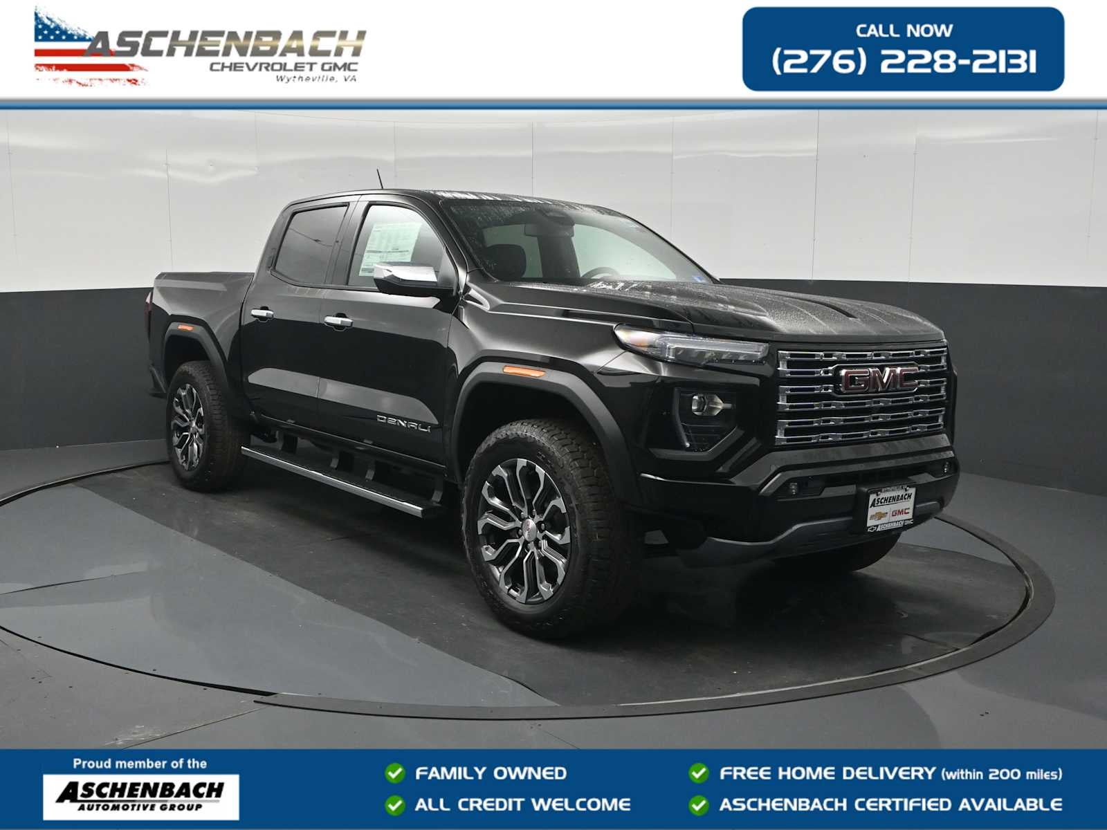 Onyx Black 2026 GMC Canyon Pickup Truck Four-Wheel Drive Automatic