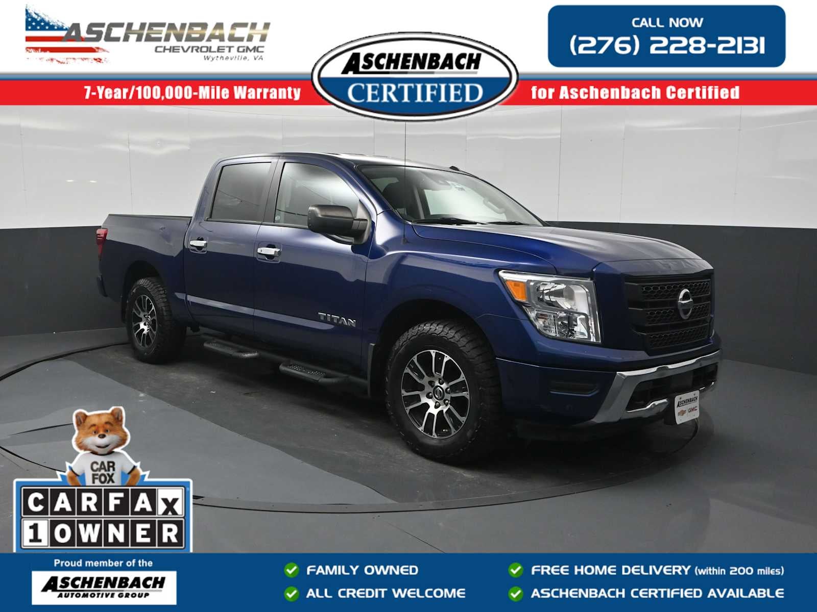  2021 Nissan Titan Pickup Truck Four-Wheel Drive Automatic