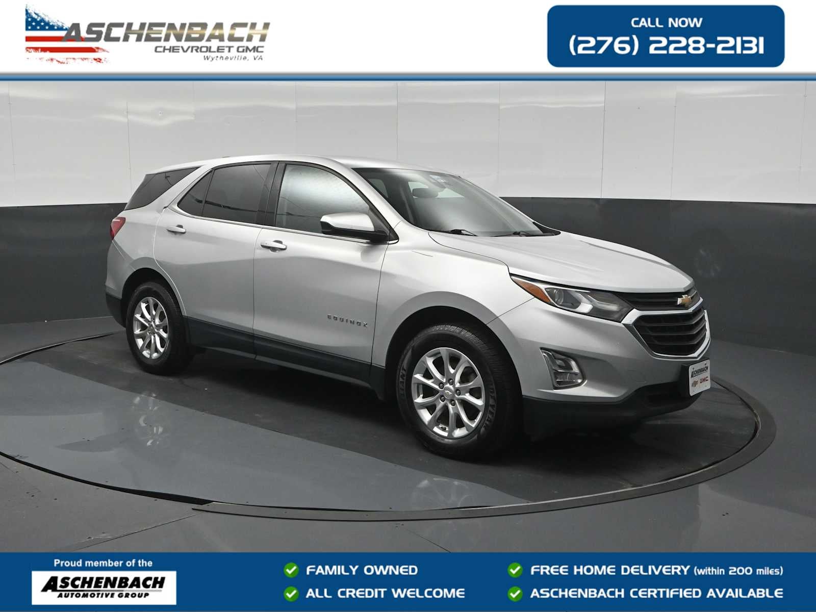 Silver Ice Metallic 2020 Chevrolet Equinox SUV / Crossover Four-Wheel Drive Automatic