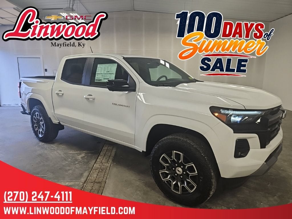 Summit White 2026 Chevrolet Colorado Pickup Truck Four-Wheel Drive Automatic