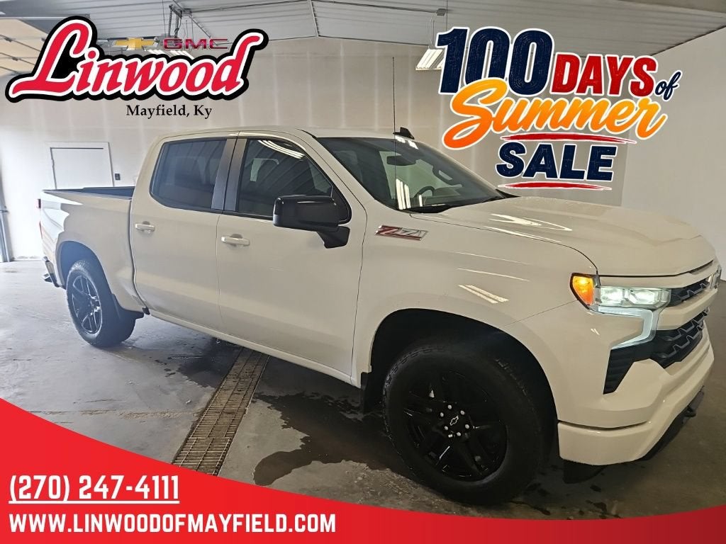 Summit White 2026 Chevrolet Silverado 1500 Pickup Truck Four-Wheel Drive Automatic