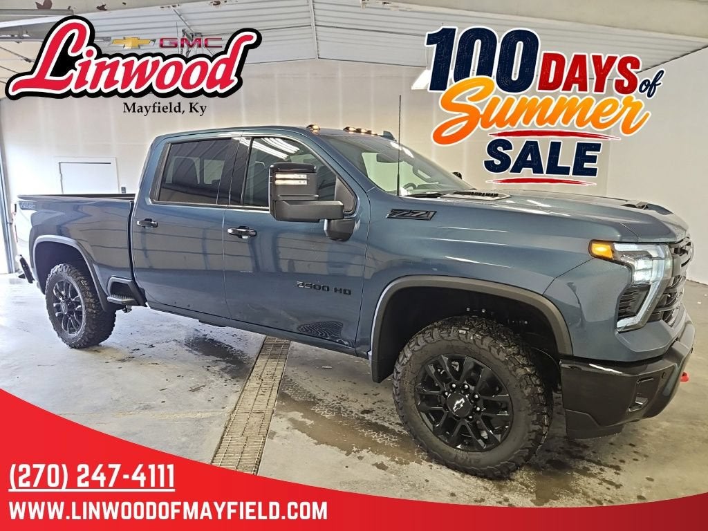 Lakeshore Blue Metallic 2026 Chevrolet Silverado 2500HD Pickup Truck Four-Wheel Drive Automatic