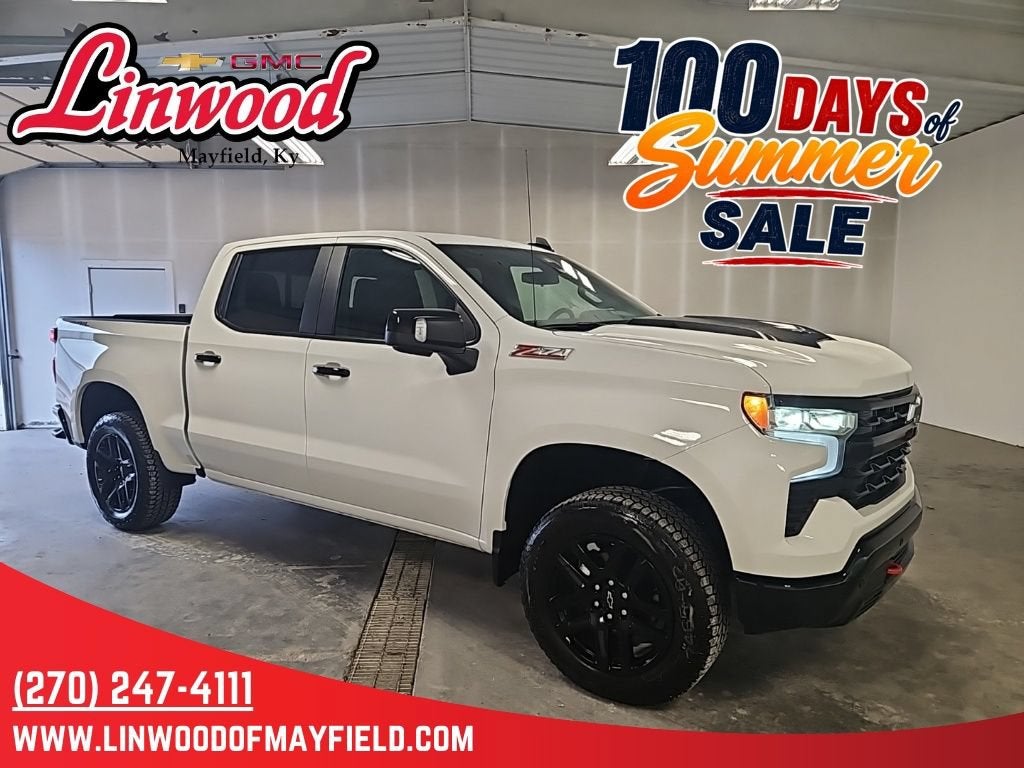 Summit White 2026 Chevrolet Silverado 1500 Pickup Truck Four-Wheel Drive Automatic