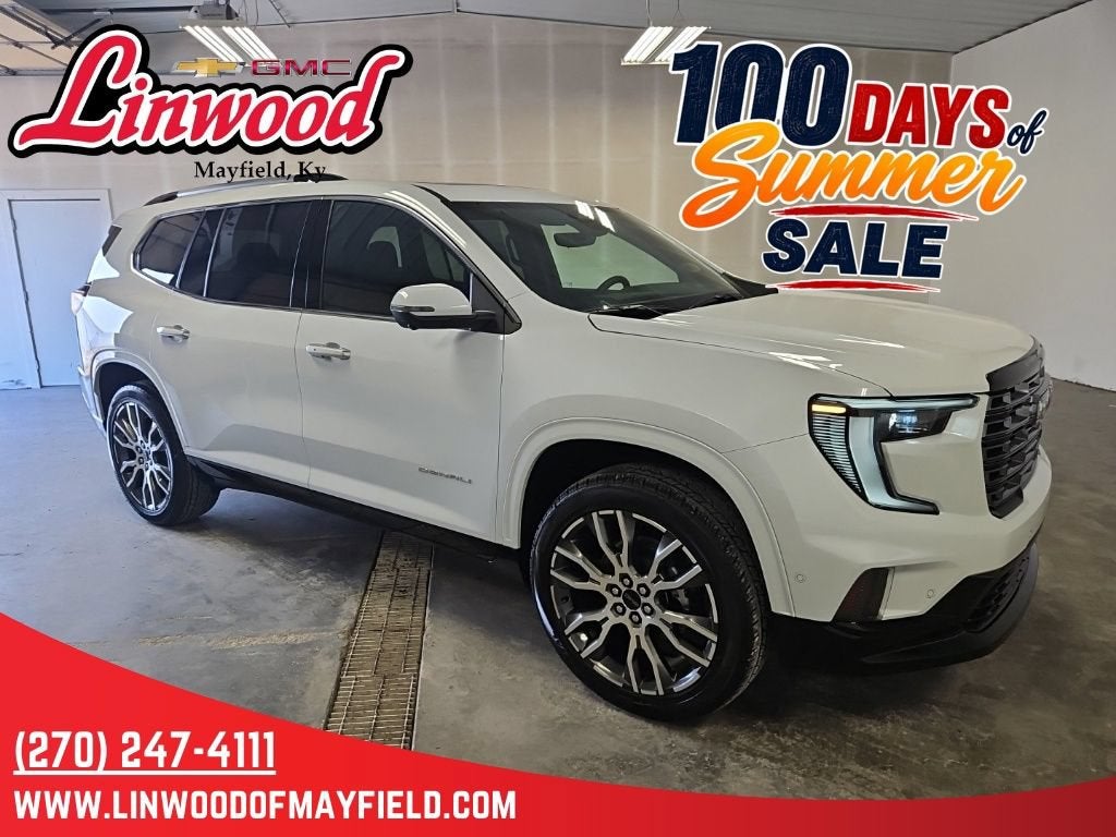 Glacier White Tricoat 2027 GMC Acadia SUV / Crossover Front-Wheel Drive Automatic
