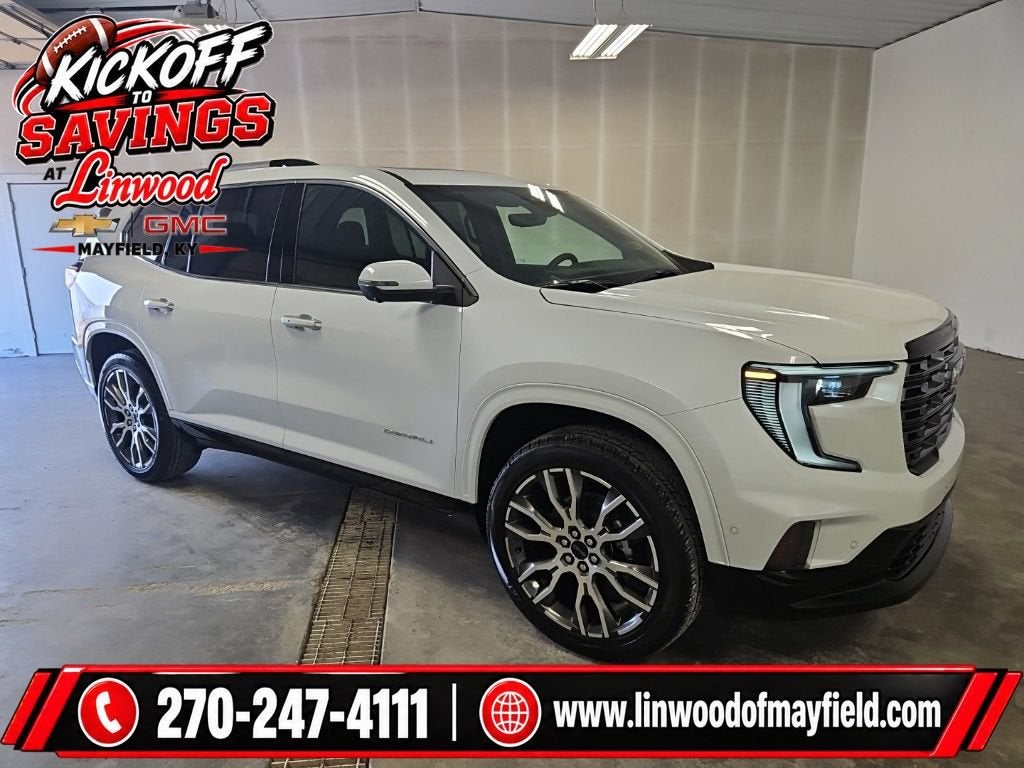 Glacier White Tricoat 2027 GMC Acadia SUV / Crossover Front-Wheel Drive Automatic