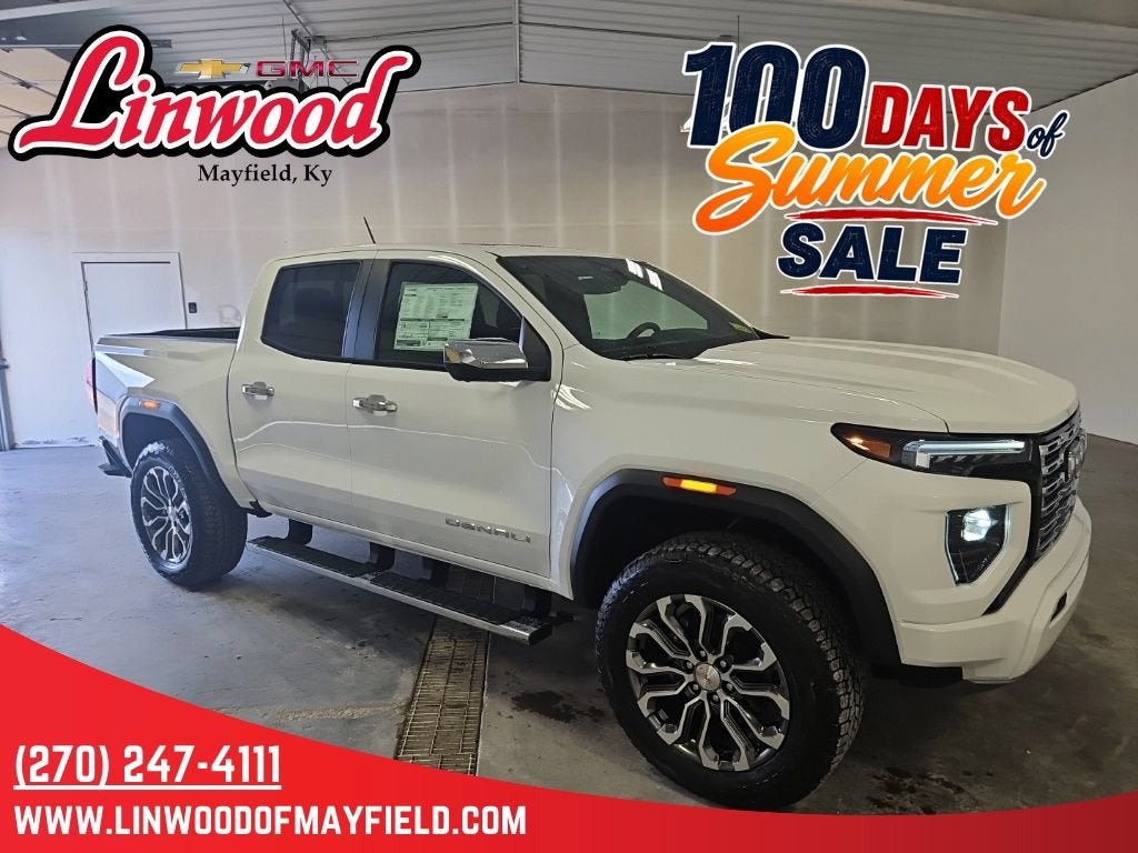 Summit White 2026 GMC Canyon Pickup Truck Four-Wheel Drive Automatic