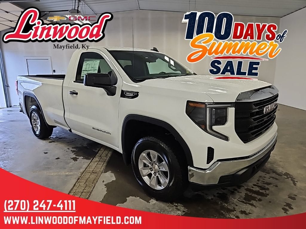 Summit White 2026 GMC Sierra 1500 Pickup Truck Four-Wheel Drive Automatic