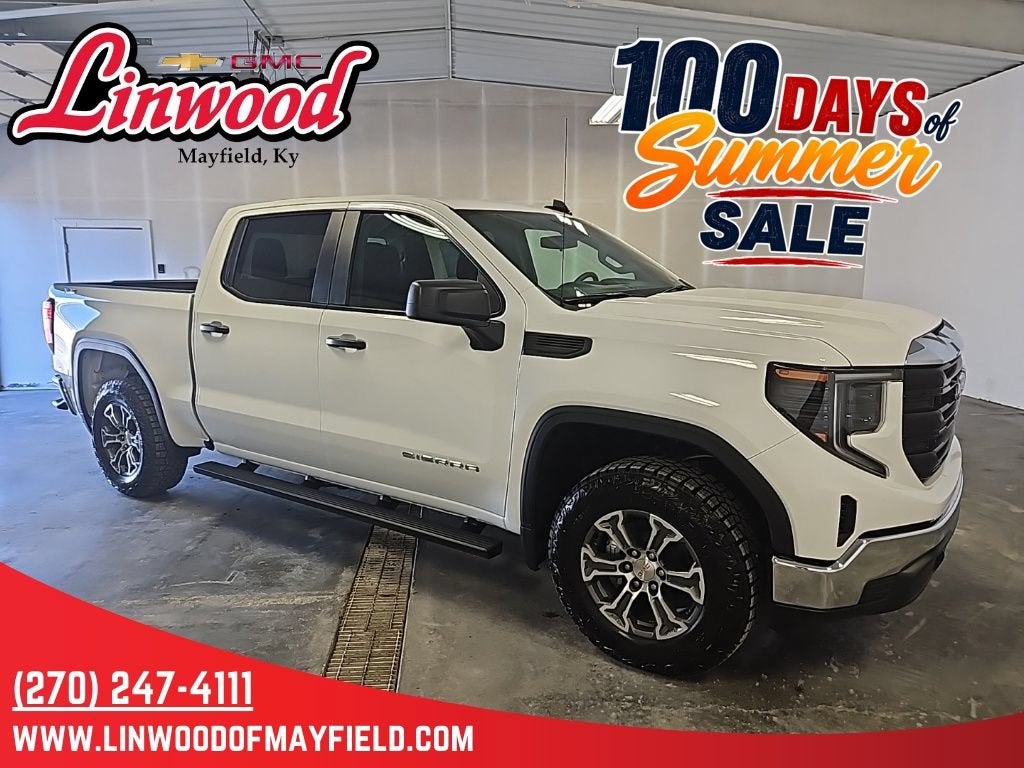 Summit White 2026 GMC Sierra 1500 Pickup Truck Four-Wheel Drive Automatic