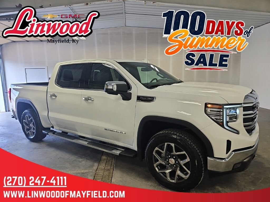 Summit White 2026 GMC Sierra 1500 Pickup Truck Four-Wheel Drive Automatic