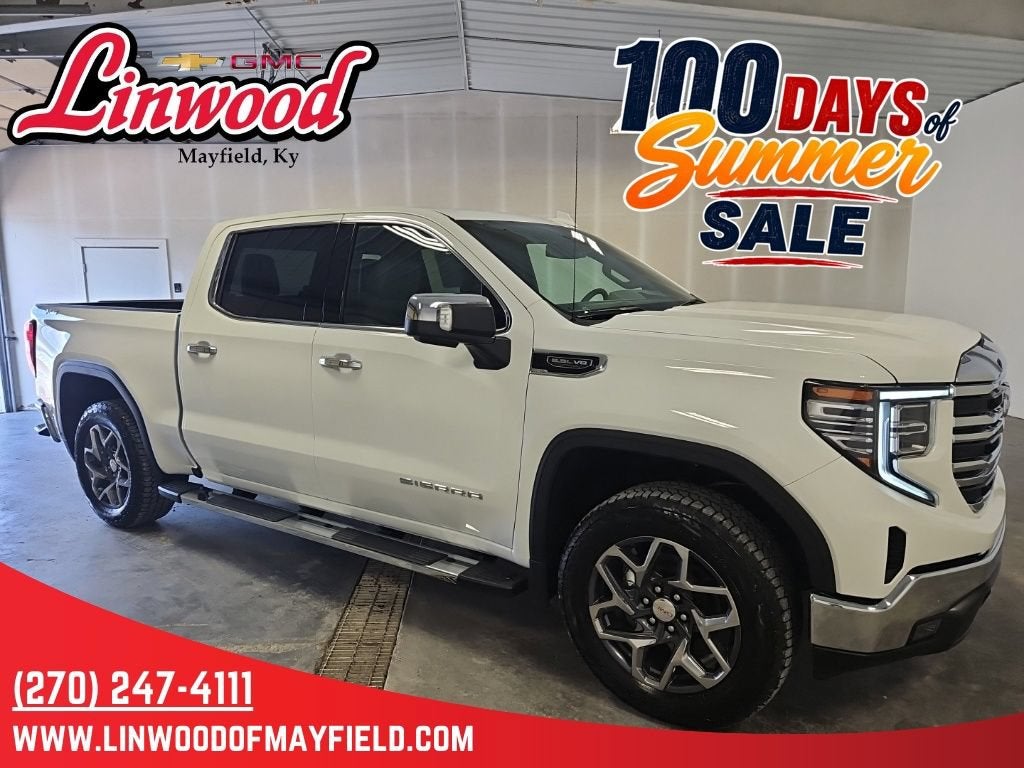 Summit White 2026 GMC Sierra 1500 Pickup Truck Four-Wheel Drive Automatic