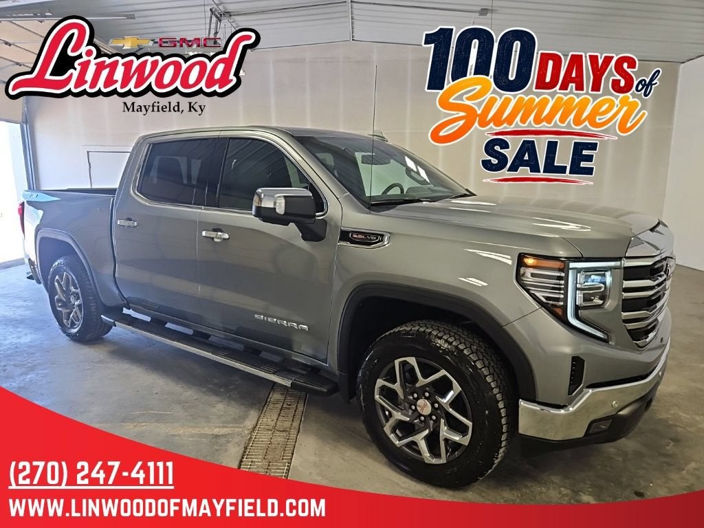Sterling Metallic 2026 GMC Sierra 1500 Pickup Truck Four-Wheel Drive Automatic