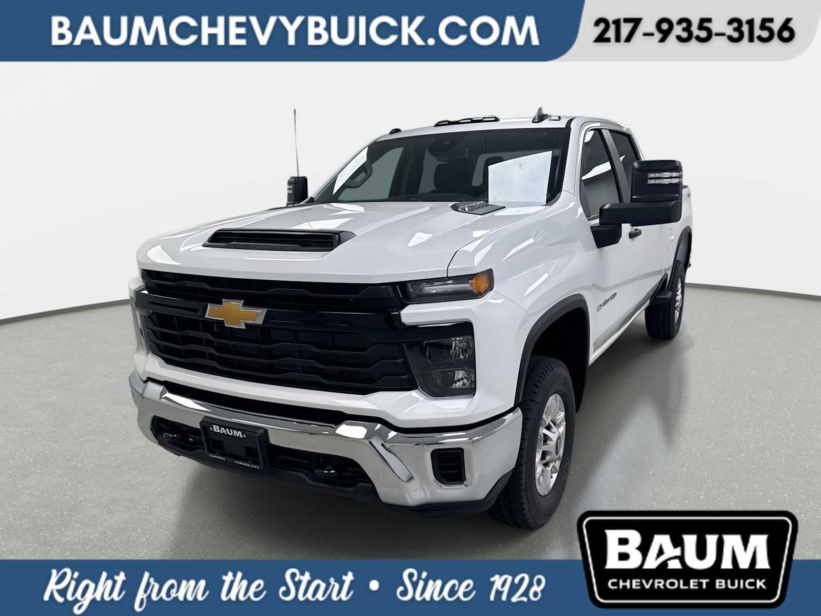 Summit White 2026 Chevrolet Silverado 2500HD Pickup Truck Four-Wheel Drive Automatic