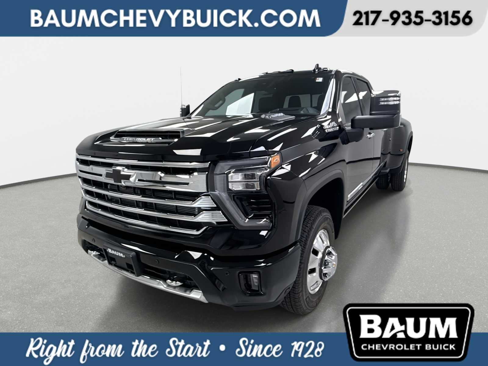 Black 2026 Chevrolet Silverado 3500HD Pickup Truck Four-Wheel Drive Automatic