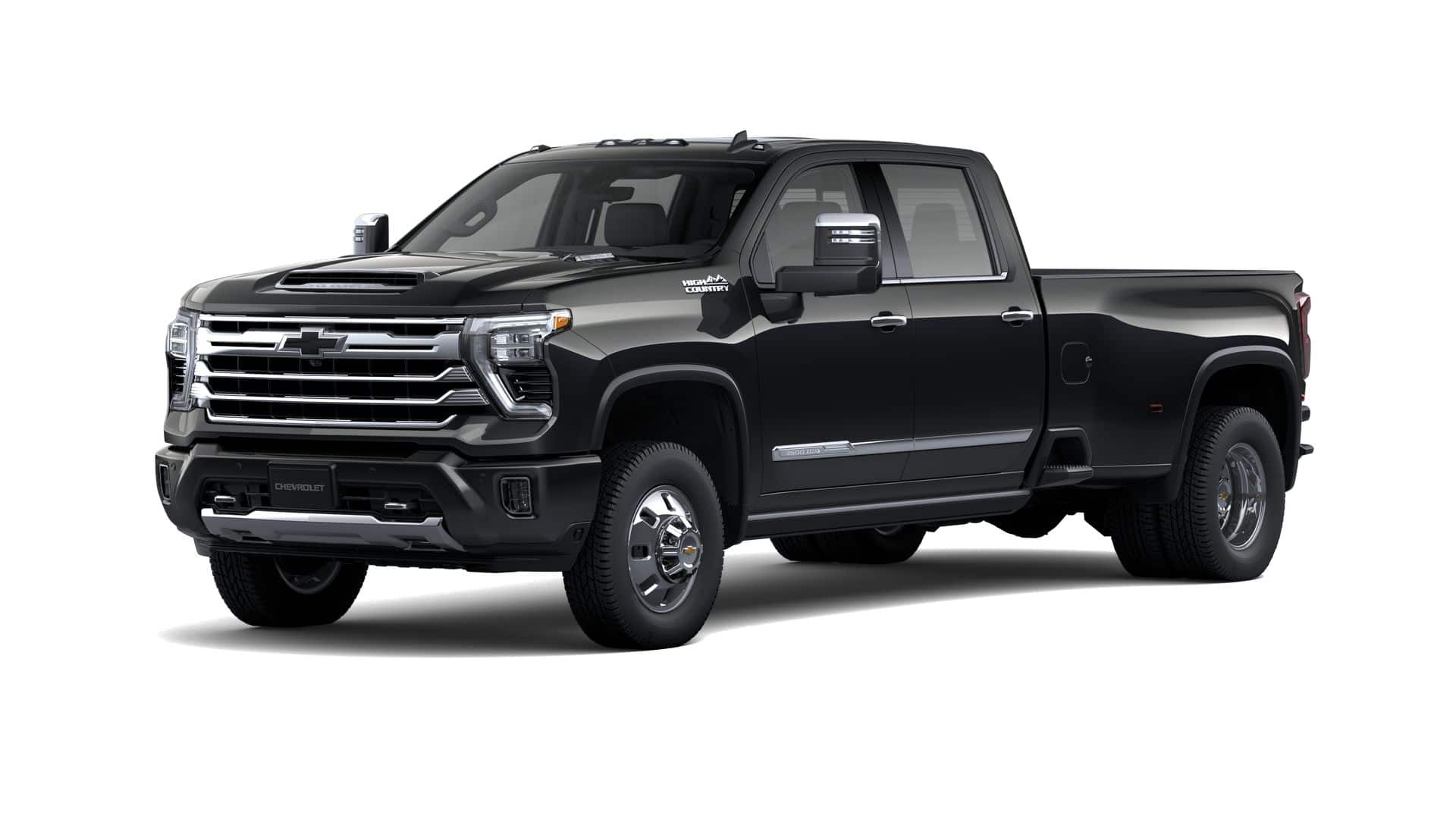 Black 2026 Chevrolet Silverado 3500HD Pickup Truck Four-Wheel Drive Automatic