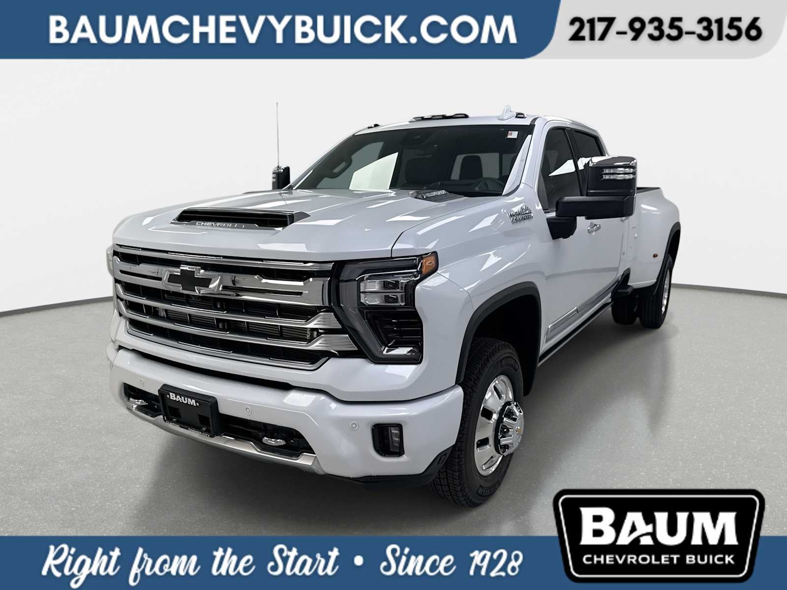 Polar White Tricoat 2026 Chevrolet Silverado 3500HD Pickup Truck Four-Wheel Drive Automatic