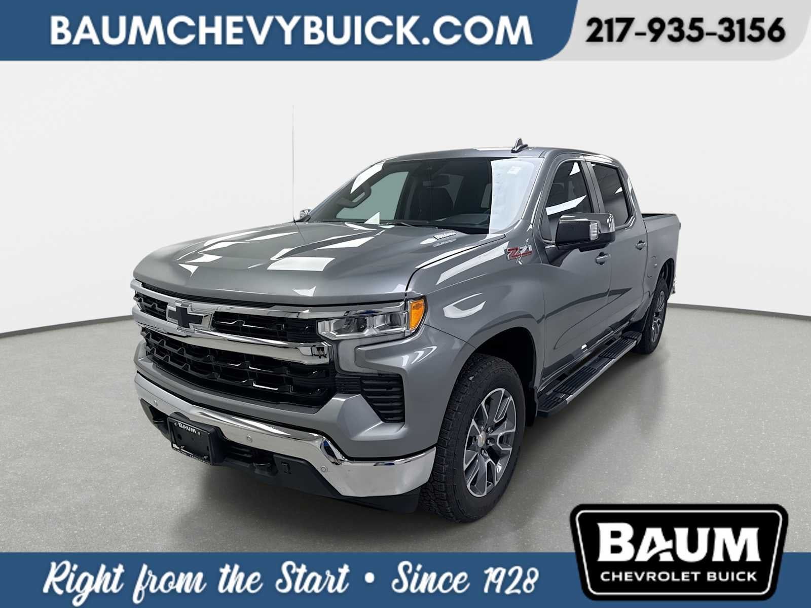 Sterling Gray Metallic 2026 Chevrolet Silverado 1500 Pickup Truck Four-Wheel Drive Automatic