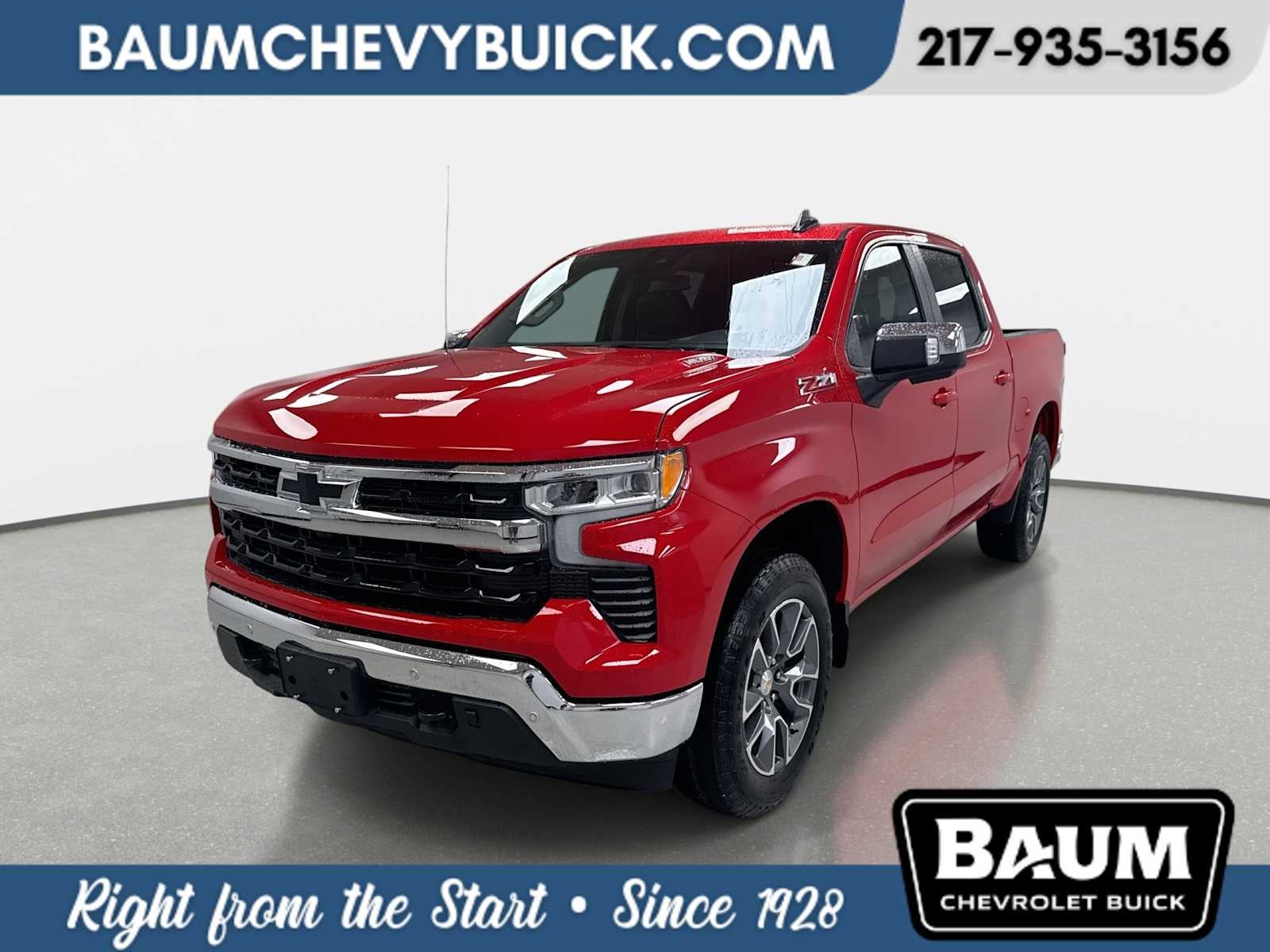 Red Hot 2026 Chevrolet Silverado 1500 Pickup Truck Four-Wheel Drive Automatic