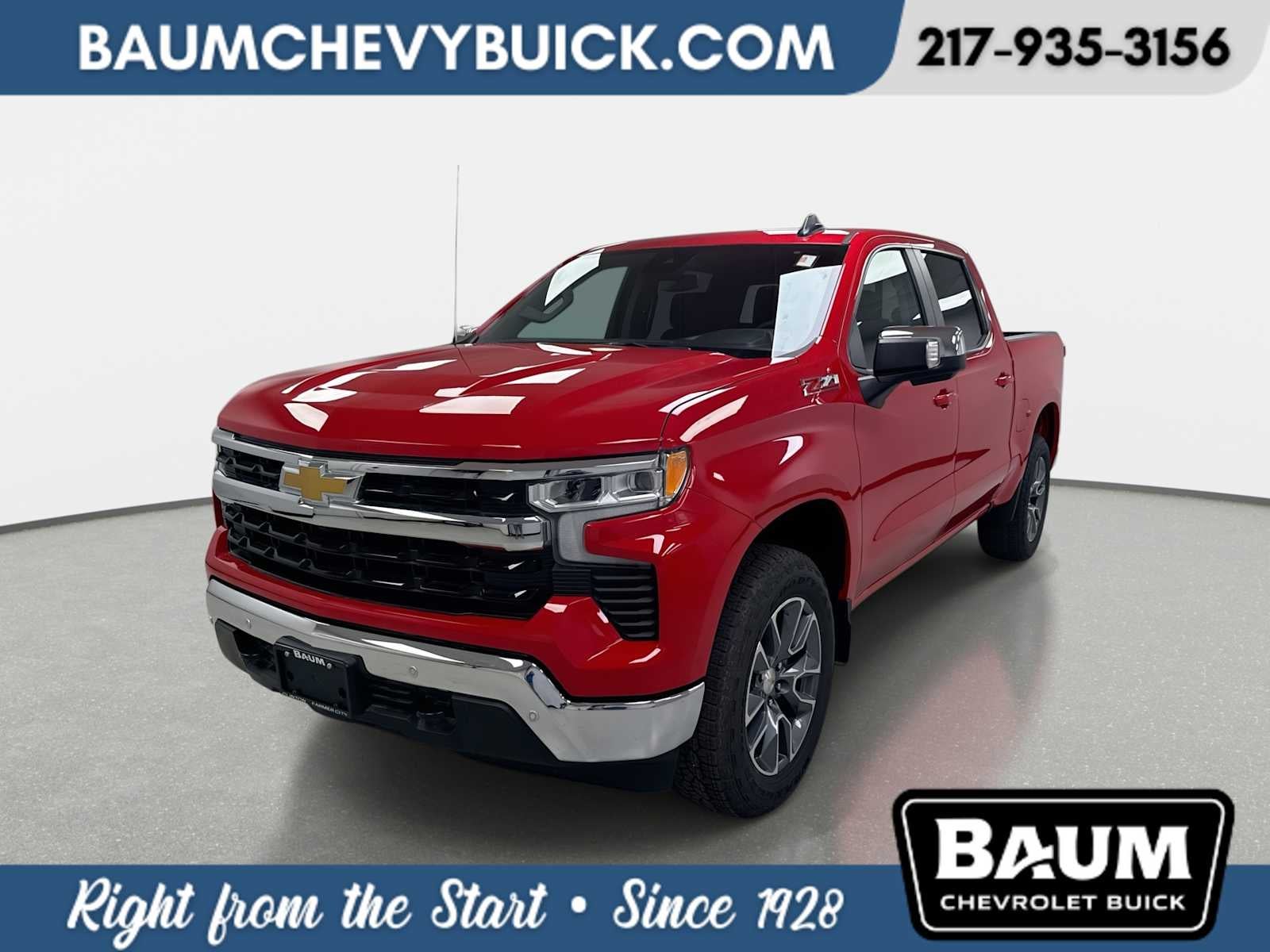 Red Hot 2026 Chevrolet Silverado 1500 Pickup Truck Four-Wheel Drive Automatic