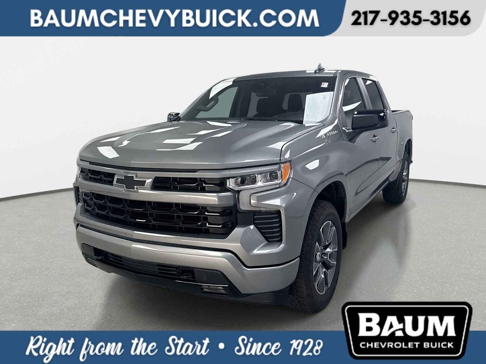Sterling Gray Metallic 2026 Chevrolet Silverado 1500 Pickup Truck Four-Wheel Drive Automatic
