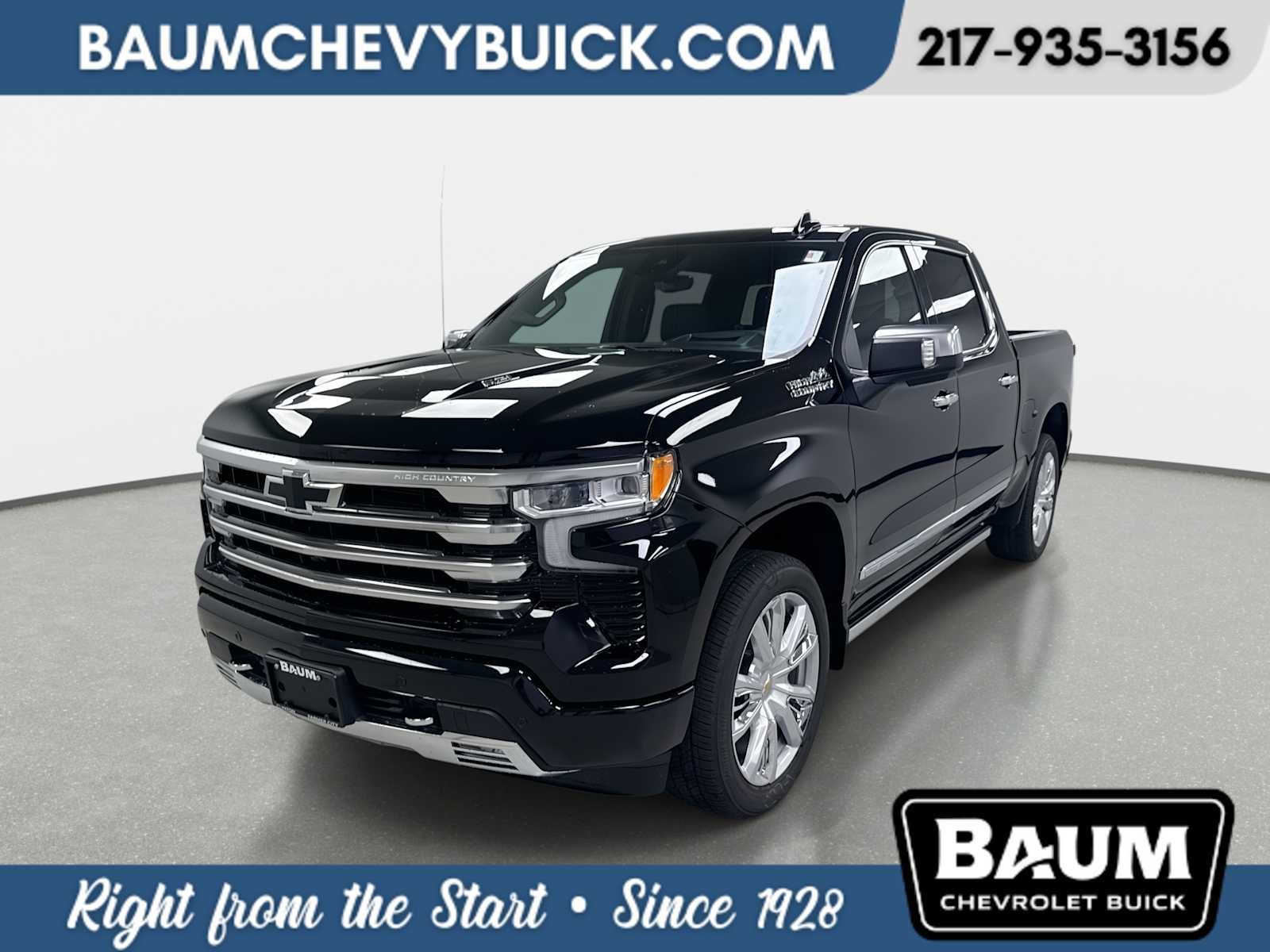 Black 2026 Chevrolet Silverado 1500 Pickup Truck Four-Wheel Drive Automatic