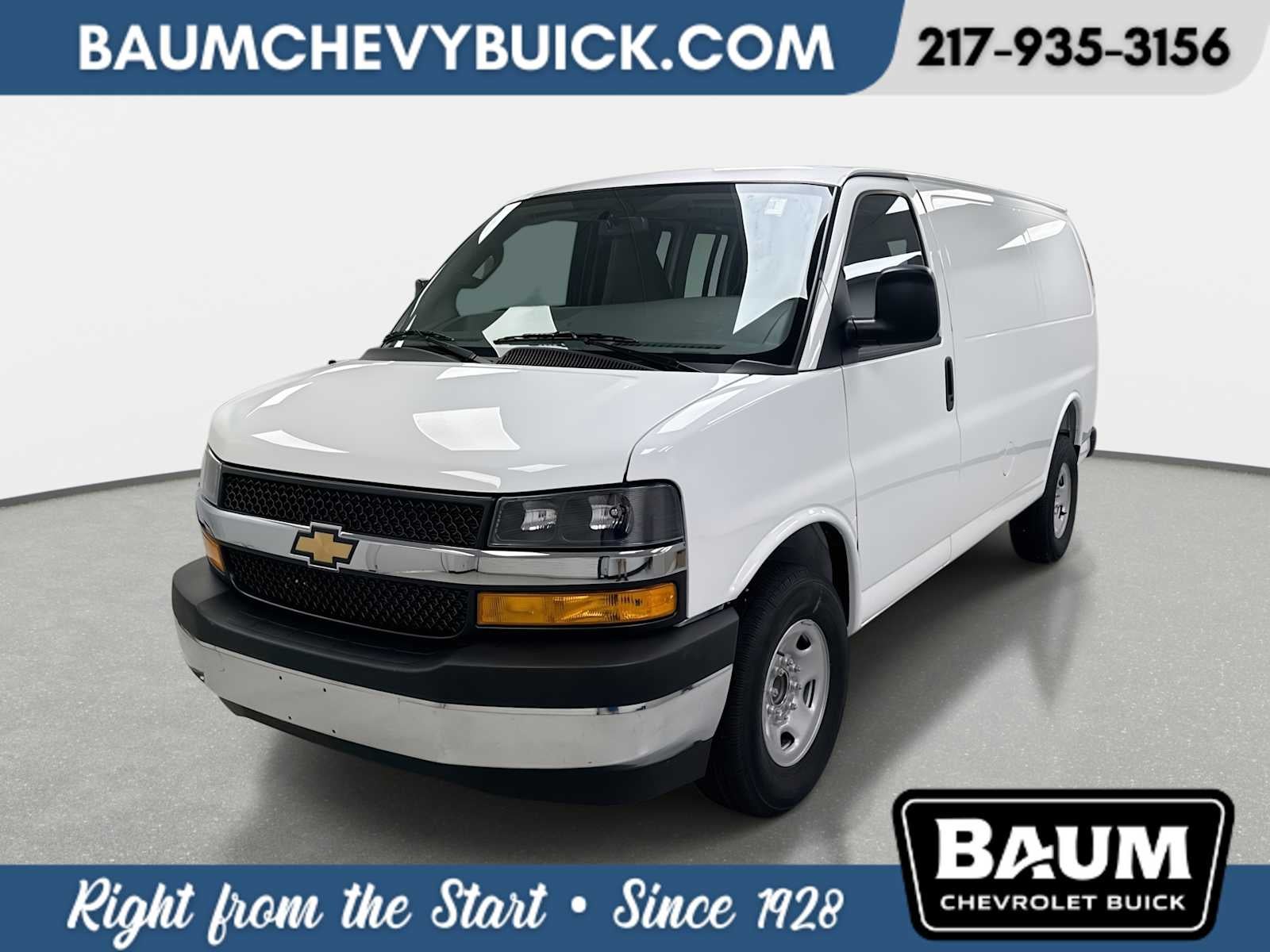 Summit White 2026 Chevrolet Express Cargo Van Rear-Wheel Drive Automatic