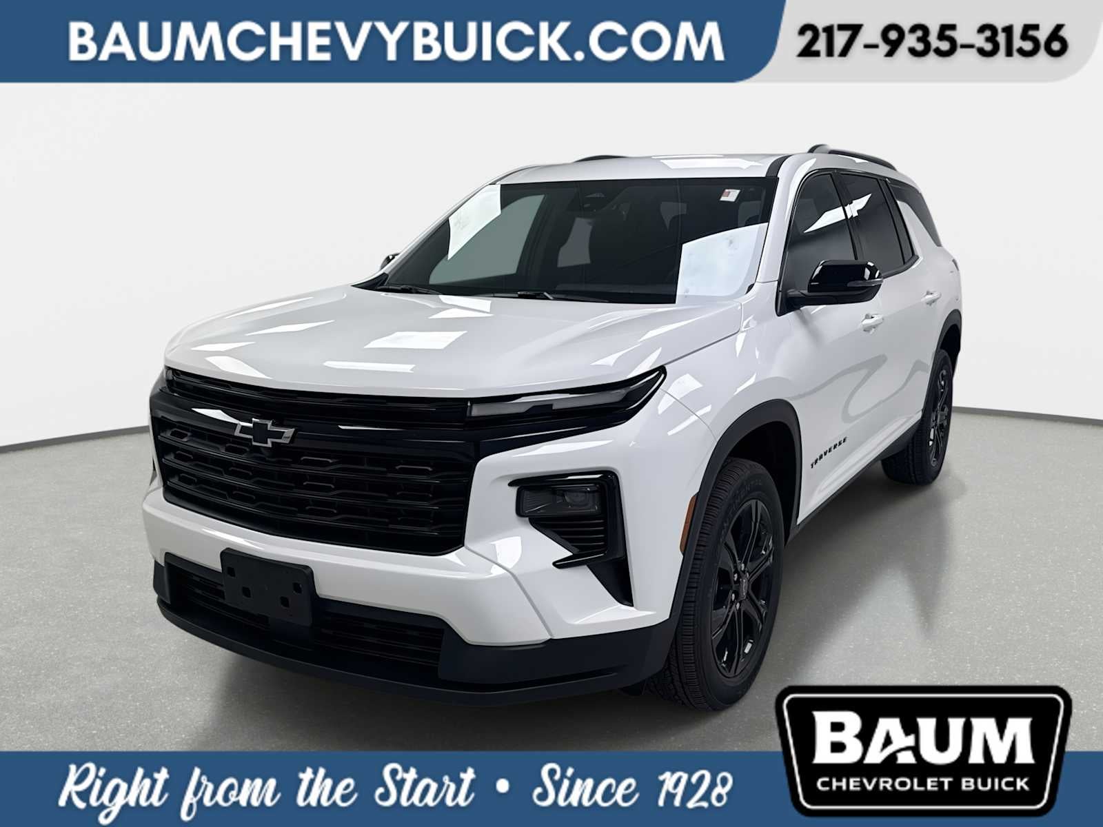 Summit White 2027 Chevrolet Traverse SUV / Crossover Front-Wheel Drive Automatic