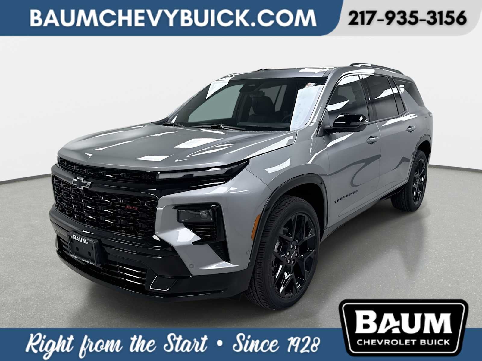 Sterling Gray Metallic 2026 Chevrolet Traverse SUV / Crossover Four-Wheel Drive Automatic