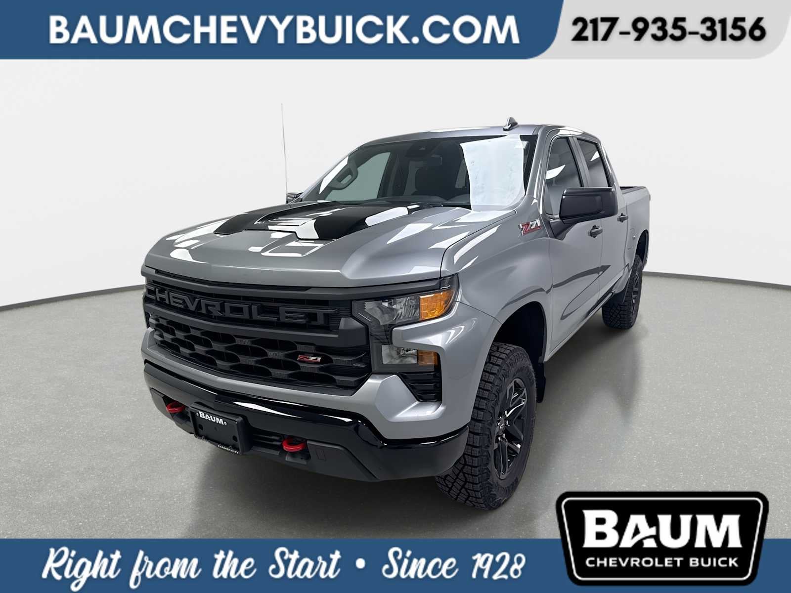 Sterling Gray Metallic 2026 Chevrolet Silverado 1500 Pickup Truck Four-Wheel Drive Automatic