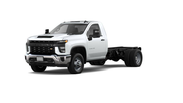 Summit White 2026 Chevrolet Silverado 3500HD Chassis Pickup Truck Four-Wheel Drive Automatic