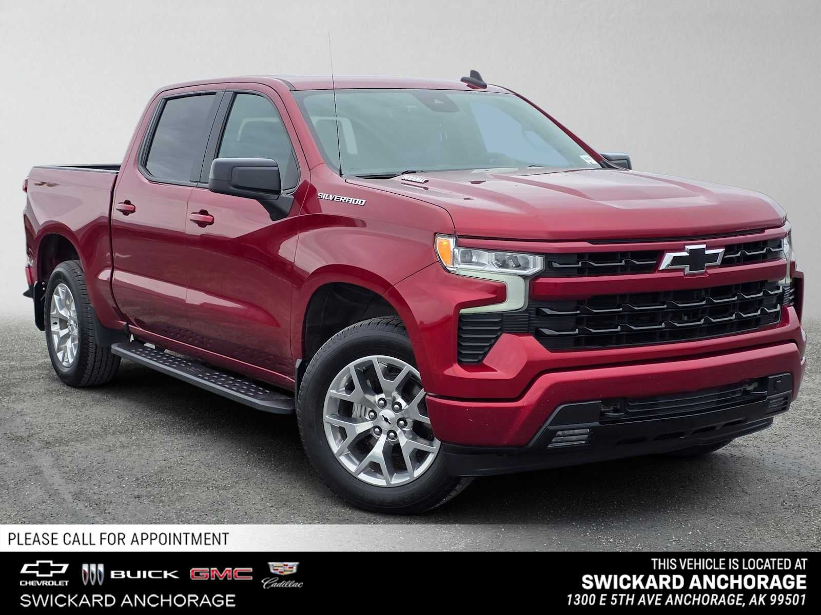 Radiant Red Tintcoat 2023 Chevrolet Silverado 1500 Pickup Truck Four-Wheel Drive Automatic