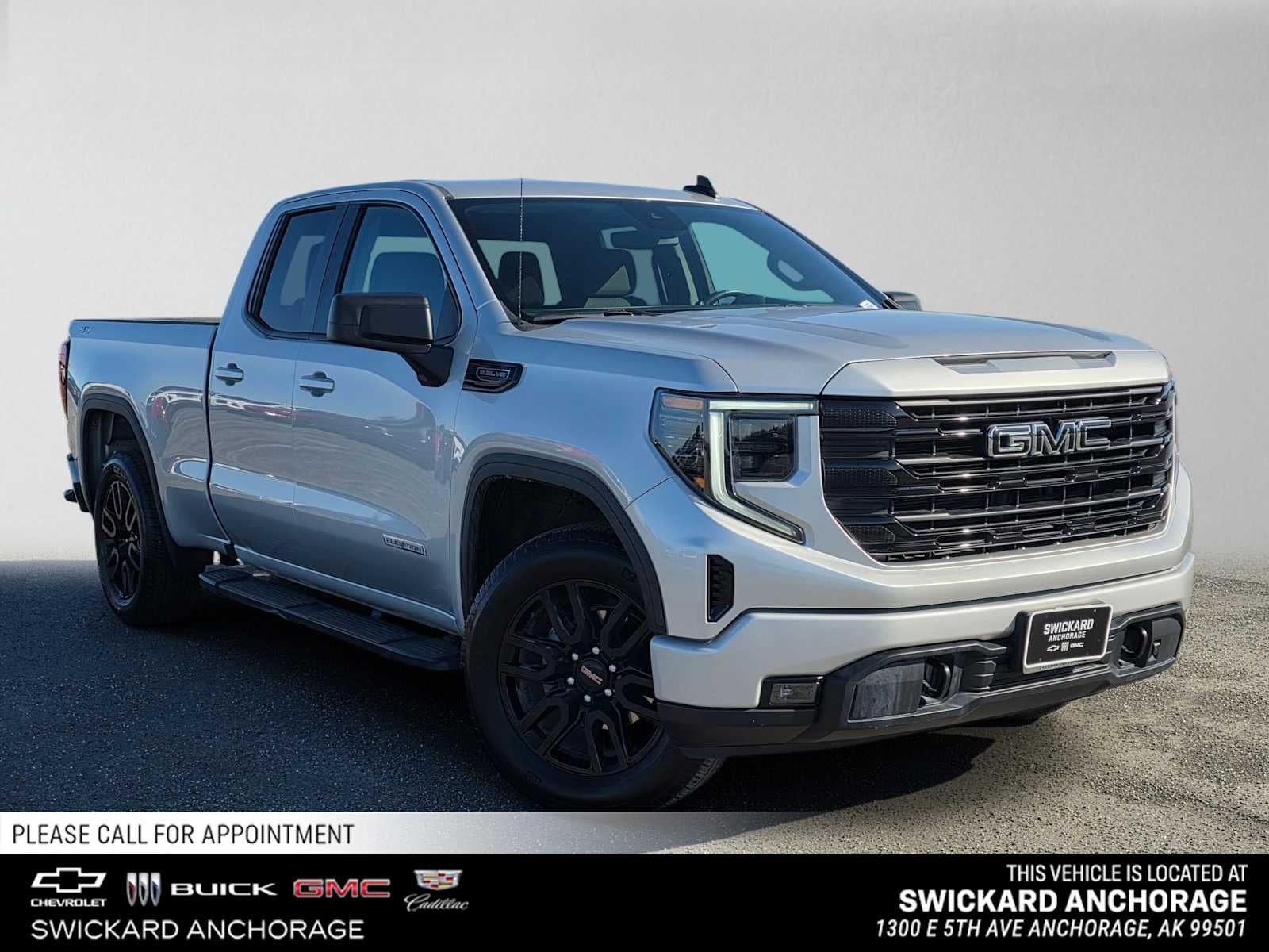Quicksilver Metallic 2022 GMC Sierra 1500 Pickup Truck Four-Wheel Drive Automatic