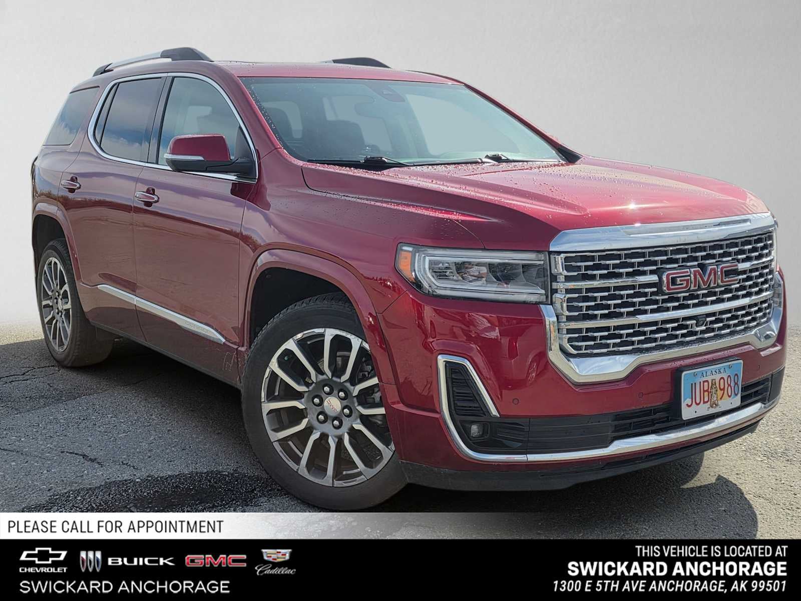 Cayenne Red Tintcoat 2021 GMC Acadia SUV / Crossover Four-Wheel Drive Automatic