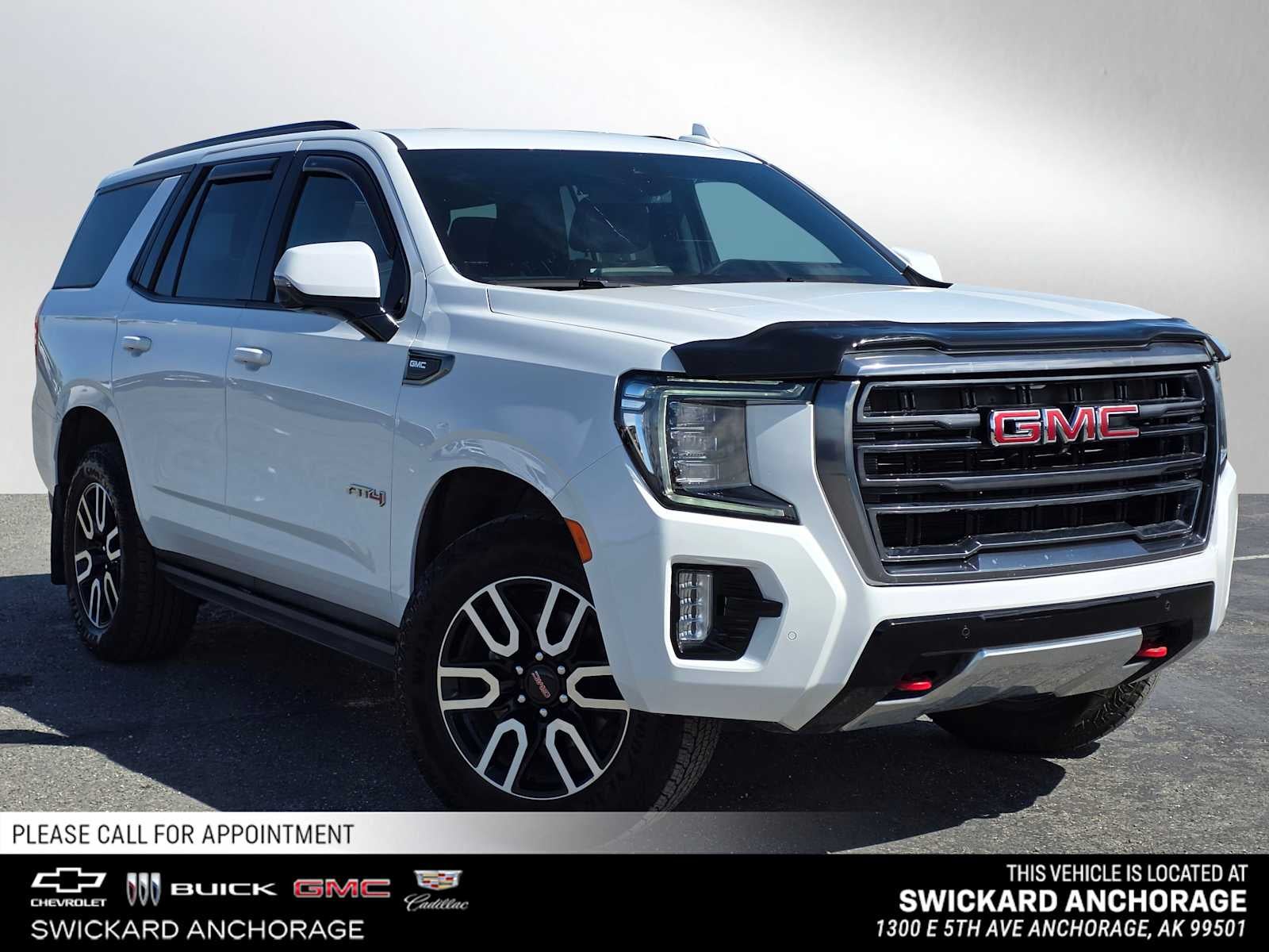 Summit White 2023 GMC Yukon SUV / Crossover Four-Wheel Drive Automatic
