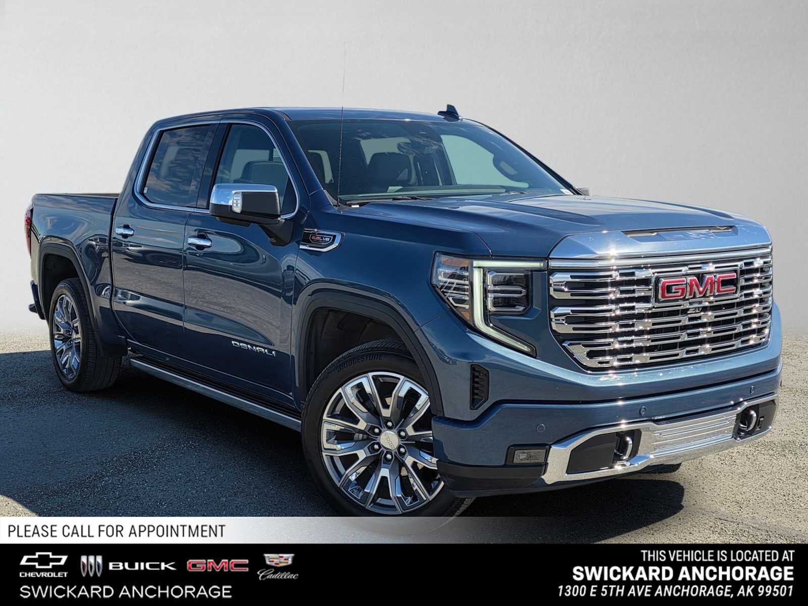 Downpour Metallic 2026 GMC Sierra 1500 Pickup Truck Four-Wheel Drive Automatic
