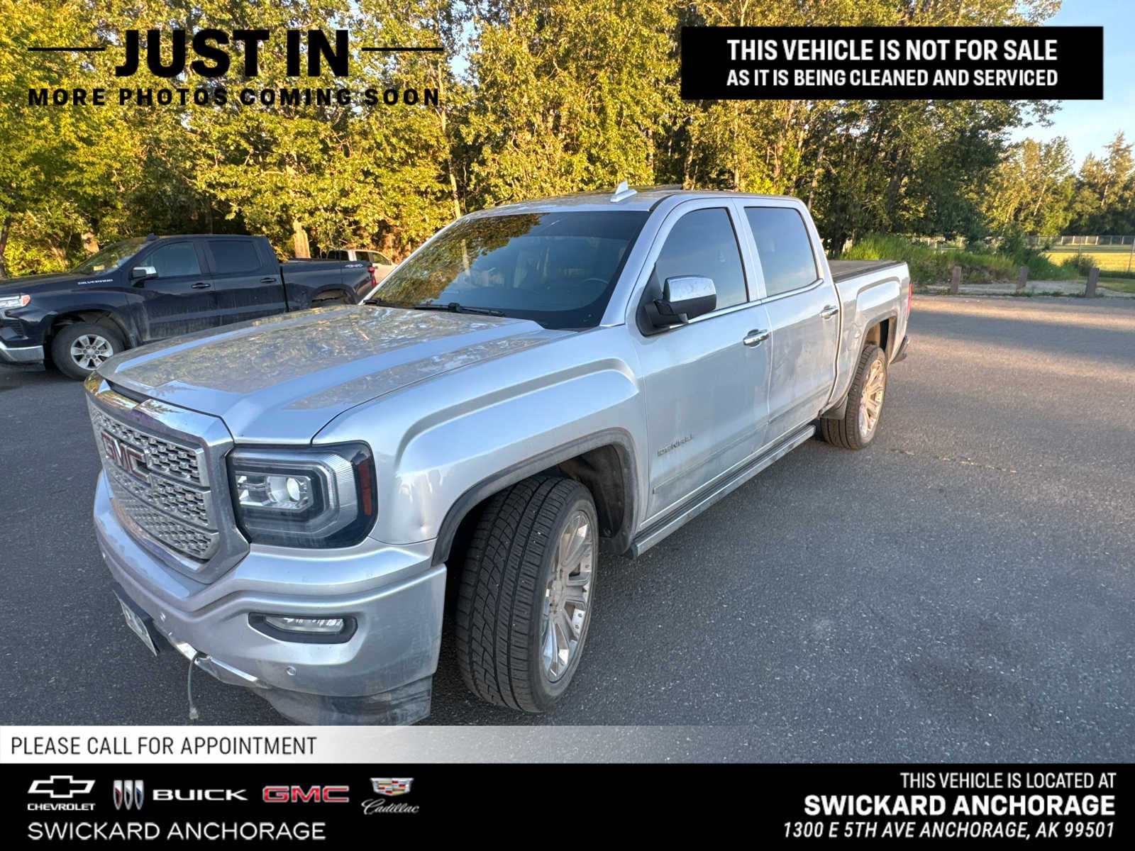 Quicksilver Metallic 2018 GMC Sierra 1500 Pickup Truck Four-Wheel Drive Automatic