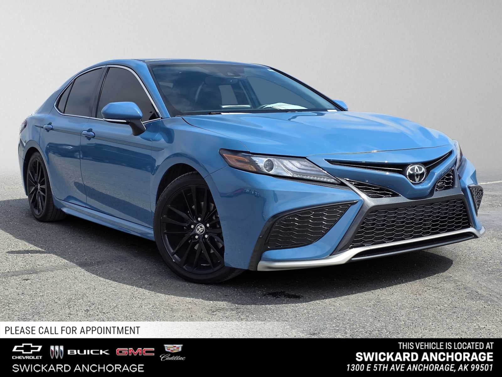 Blue 2024 Toyota Camry Sedan All-Wheel Drive 8-Speed Automatic