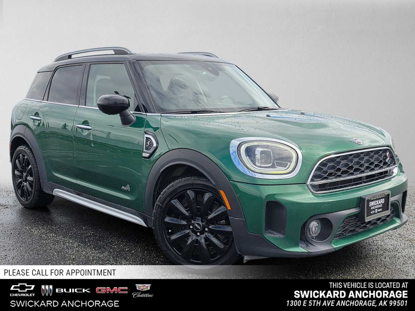 Green 2021 MINI Countryman SUV / Crossover All-Wheel Drive 8-Speed Automatic