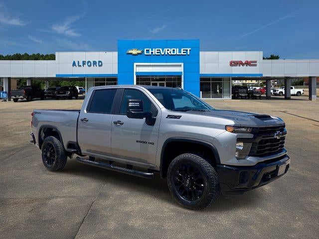 Sterling Gray Metallic 2026 Chevrolet Silverado 2500HD Custom Crew Cab 4WD Pickup Truck Four-Wheel Drive Automatic