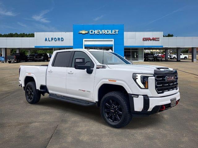Summit White 2026 GMC Sierra 2500HD AT4 Crew Cab 4WD Pickup Truck Four-Wheel Drive Automatic