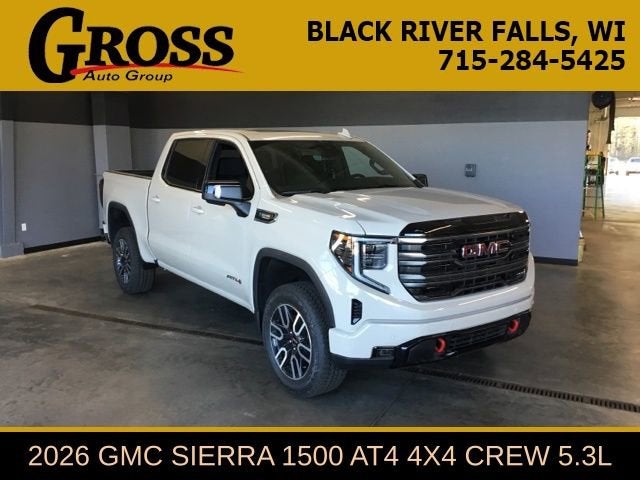 Coastal Dune 2026 GMC Sierra 1500 AT4 Crew Cab 4WD Pickup Truck Four-Wheel Drive Automatic