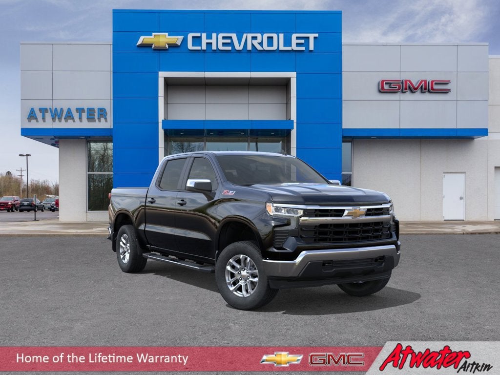 Black 2026 Chevrolet Silverado 1500 Pickup Truck Four-Wheel Drive Automatic