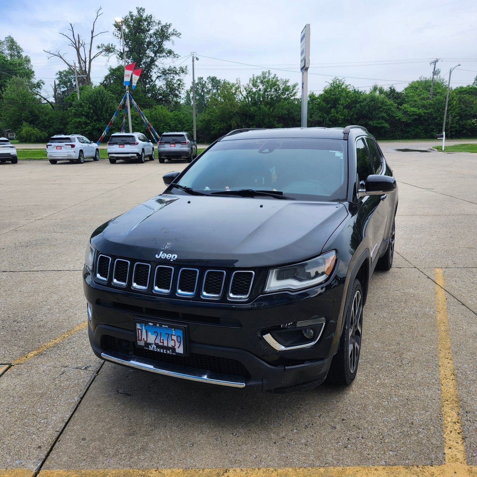 Black 2017 Jeep Compass SUV / Crossover Four-Wheel Drive Automatic