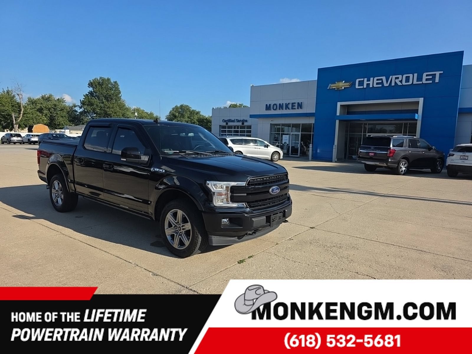 Black 2019 Ford F-150 Pickup Truck Four-Wheel Drive Automatic