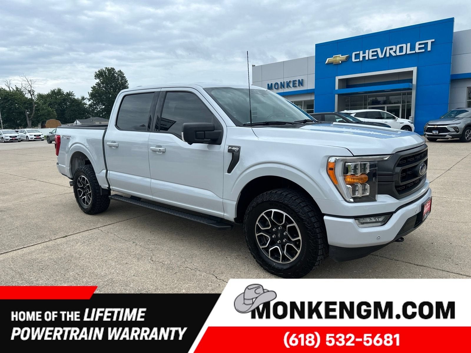 White 2022 Ford F-150 Pickup Truck Four-Wheel Drive Automatic