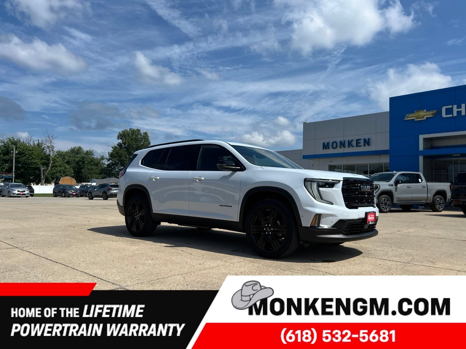 Glacier White Tricoat 2026 GMC Acadia SUV / Crossover Four-Wheel Drive Automatic