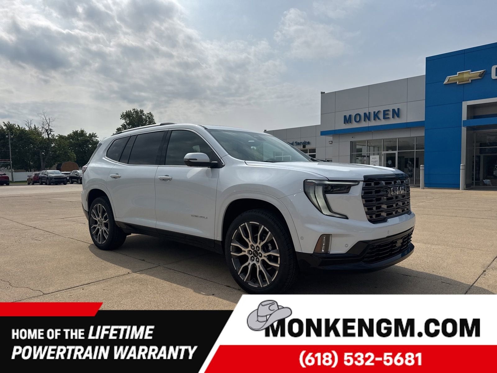 Glacier White Tricoat 2026 GMC Acadia SUV / Crossover Front-Wheel Drive Automatic