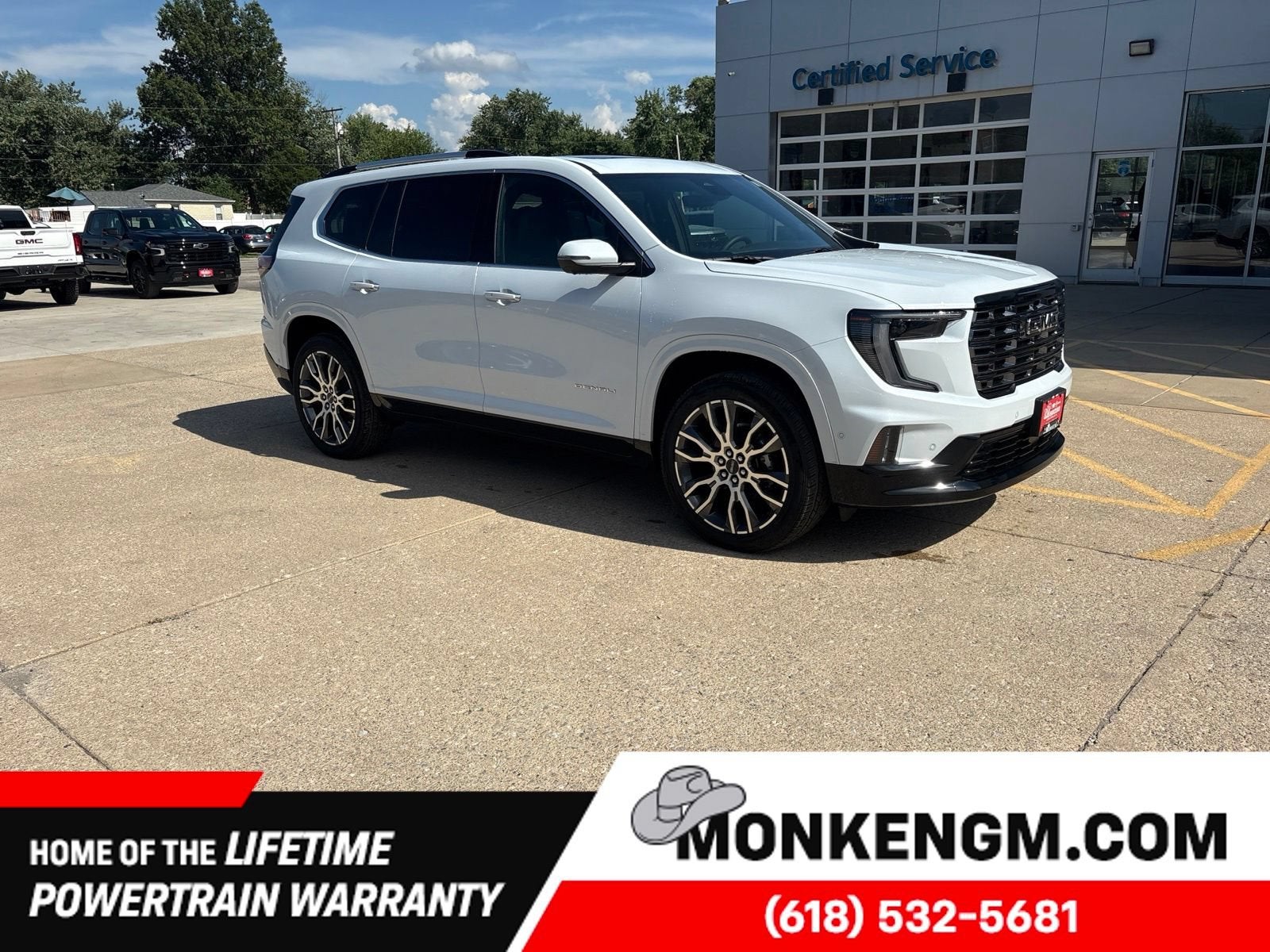 Glacier White Tricoat 2026 GMC Acadia SUV / Crossover Four-Wheel Drive Automatic