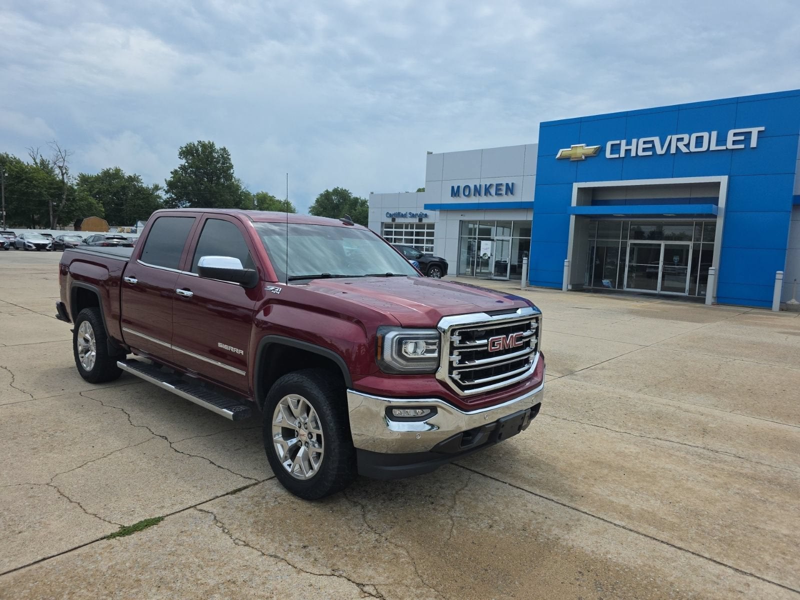 Crimson Red Tintcoat 2017 GMC Sierra 1500 Pickup Truck Four-Wheel Drive Automatic