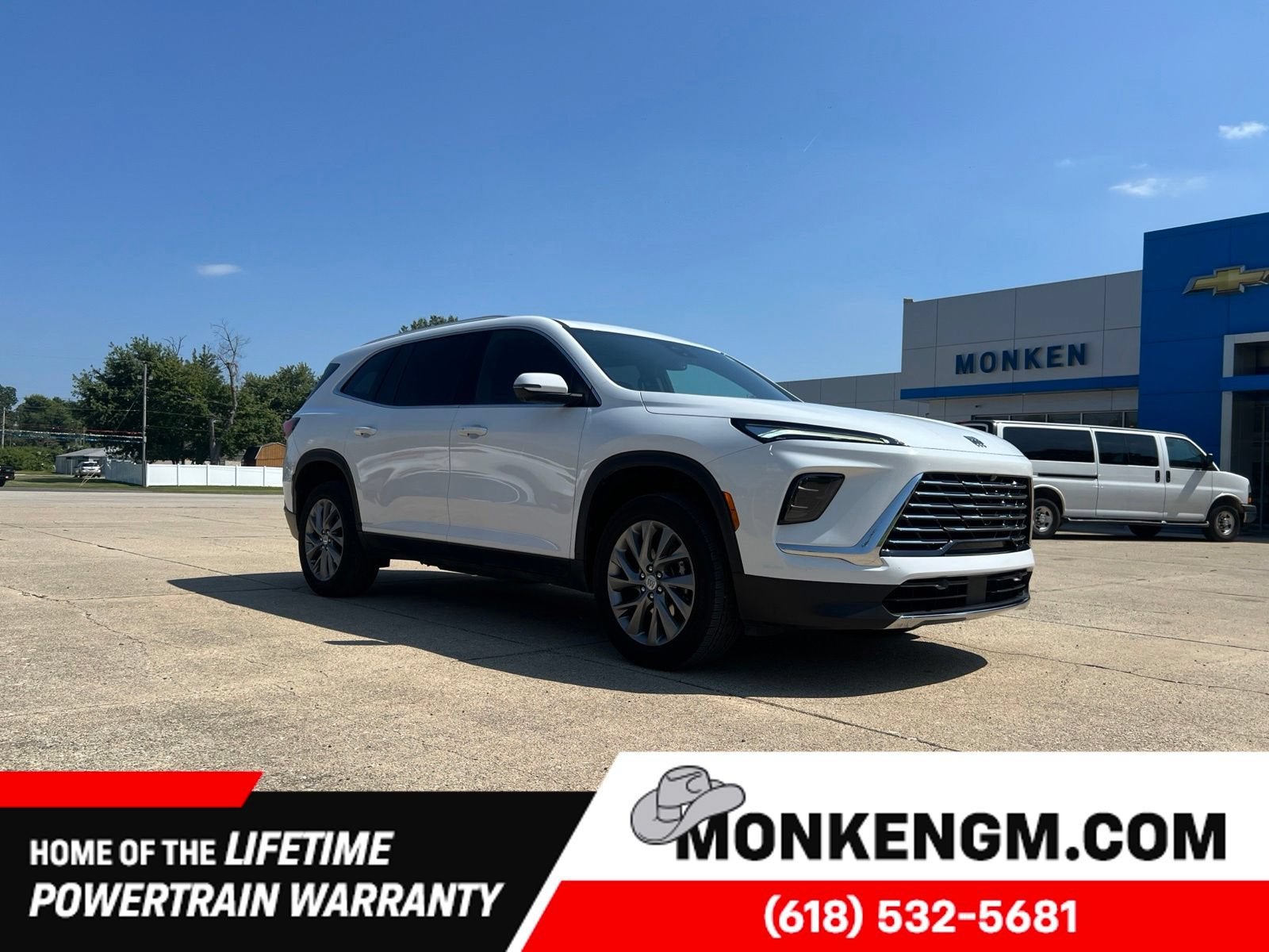 Summit White 2025 Buick Enclave SUV / Crossover Four-Wheel Drive Automatic